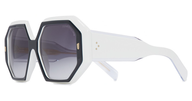 Cutler and Gross Eyeglasses CGSN932456ICS BLUE ON WHITE COLOUR STUDIO/102