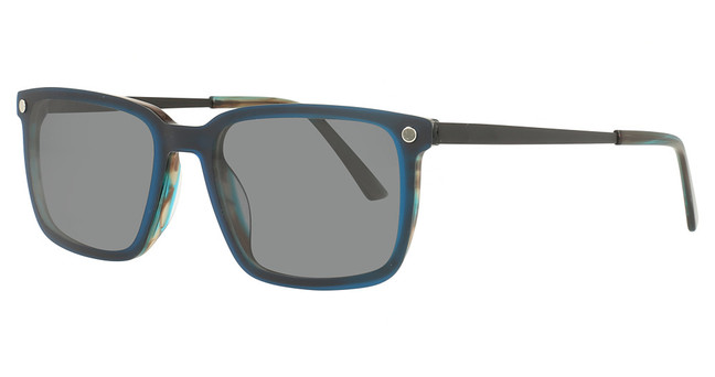 Vue Eyeglasses V1190 GREEN STRIPE/C1