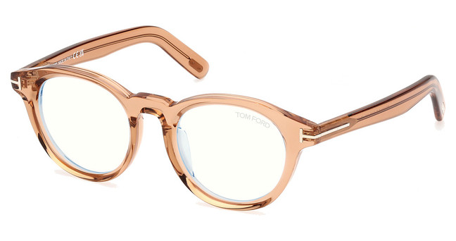 Tom Ford Eyeglasses FT5931-D-B shiny light brown/045