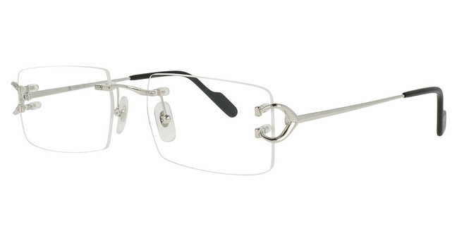 Cartier Eyeglasses CT0488O SILVER/002