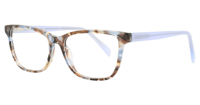 Adin Thomas Eyeglasses AT-636 Mocha / Lavender/1