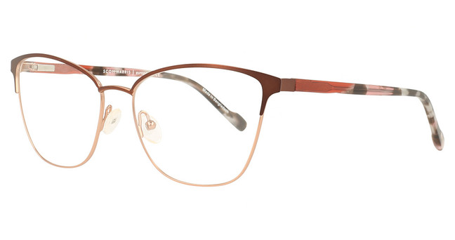 Scott Harris Eyeglasses Scott Harris 930 Terracotta / Bronze/3