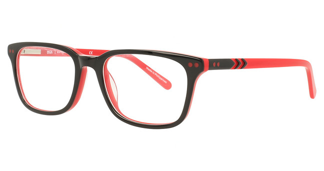 db4k Eyeglasses Strike Black / Red/1