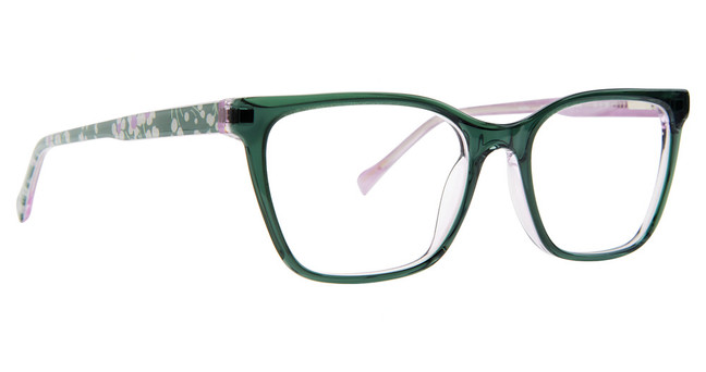 Vera Bradley Eyeglasses VB Hartlee PETITE DAISIES GREEN/PDG