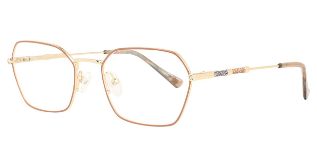 Divaldi Eyeglasses DVO8264 BROWN + GOLD/10