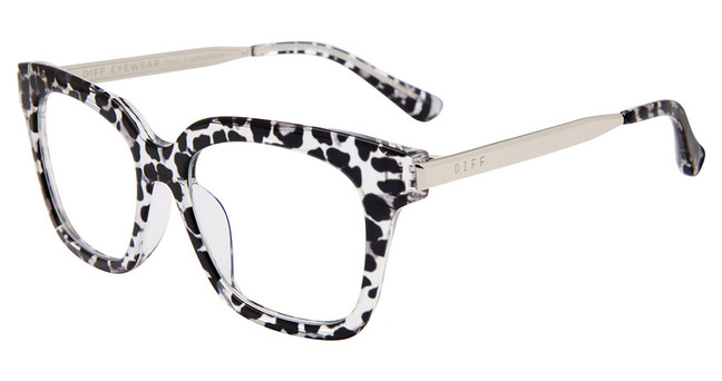 DIFF Eyeglasses VDFBLLA Clear Leopard 0LEO