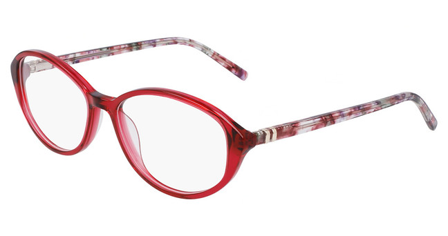 Marchon NYC M-5025 N CRYSTAL RED/RED MARBLE/625