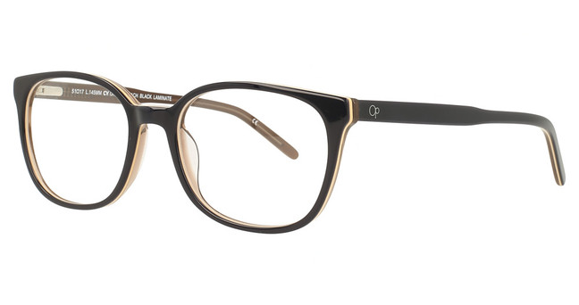 Op-Ocean Pacific Eyeglasses Orient Beach BLACK LAMINATE
