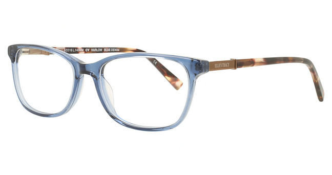 Ellen Tracy Eyeglasses Harlow BLUE DENIM