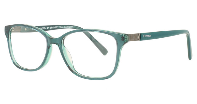 Ellen Tracy Eyeglasses Bromley TEAL LAMINATE