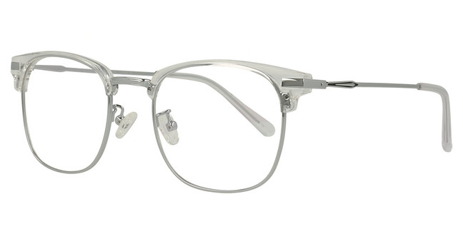 MICHAEL ADAMS Eyeglasses MA-638 CRYSTAL/SILVER