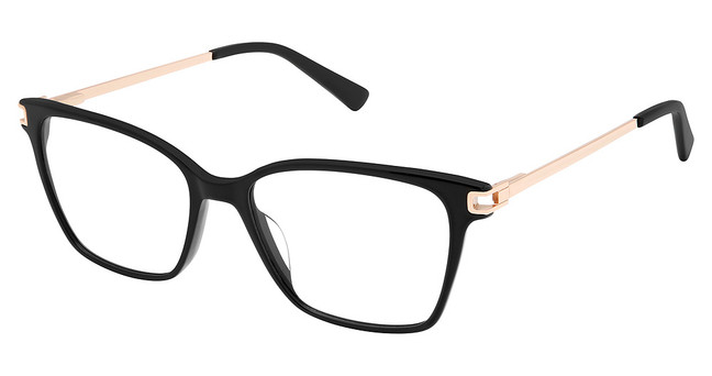 Steel + Tate Eyeglasses SLTA-0009 BLACK ROSE GOLD/S400