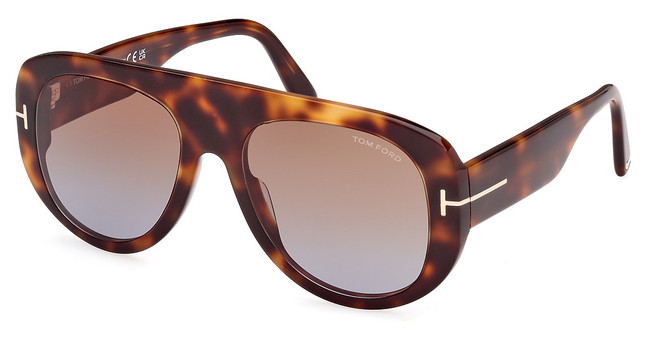 Tom Ford Eyeglasses FT1078 blonde havana / brown/53E