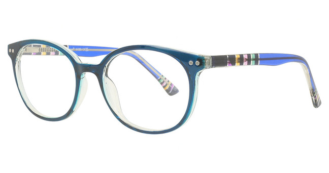 Enhance Eyeglasses 4489 Blue Multi
