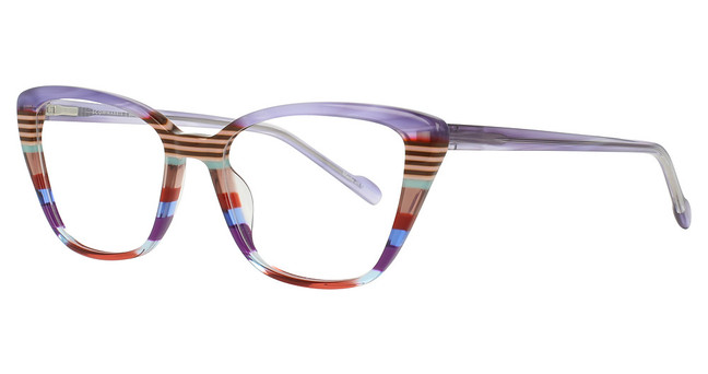 Scott Harris Eyeglasses Scott Harris 920 Purple Stripe/1
