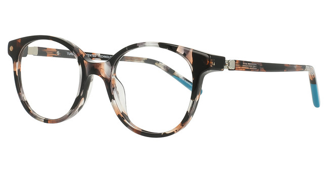 Easyclip Eyeglasses EC693 Pink Tortoise & Blue/10