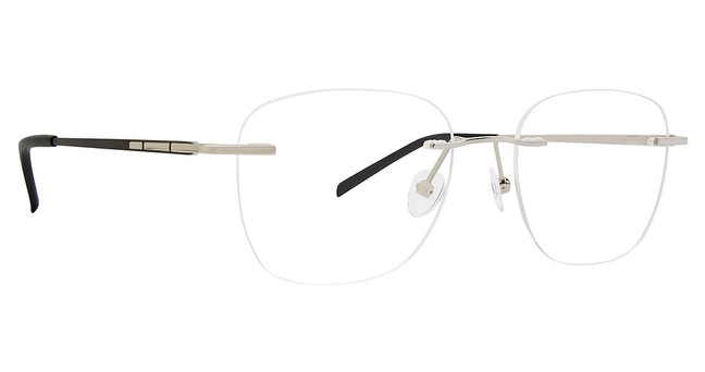 Totally Rimless Eyeglasses Traveler 381 SILVER/SIL