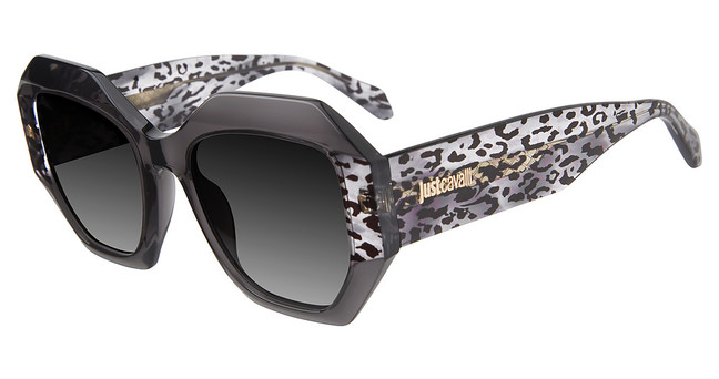 Just Cavalli Eyeglasses SJC100V Shiny Transp. Grey 0819