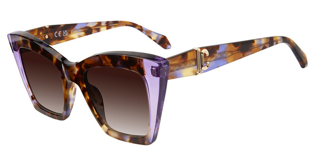 Just Cavalli SJC106V Shiny Brown/Violet Havana 0ANH