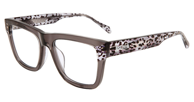 Just Cavalli Eyeglasses VJC114V Shiny Transp. Grey 0819