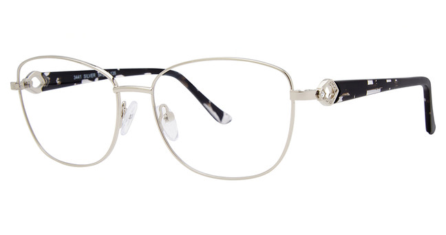 Elan Collection Eyeglasses 3441 Silver