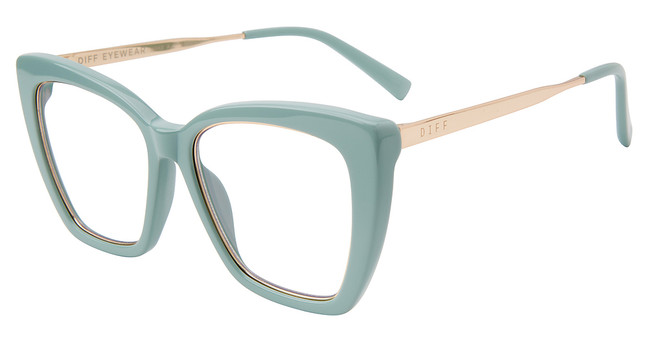 DIFF Eyeglasses VDFBCK4 Steel Teal 0TEA