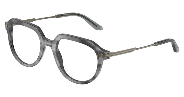 DOLCE & GABBANA Eyeglasses DG3402 STRIPED GREY/3449