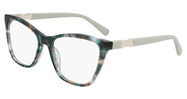 Nine West Eyeglasses NW5234 EMERALD/SMOKE HORN/318