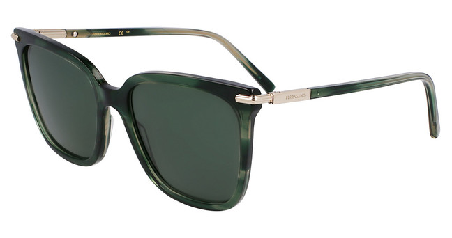 Ferragamo SF2037S STRIPED GREEN/315