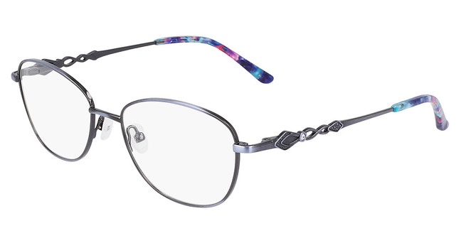 Marchon NYC Eyeglasses TRES JOLIE 208 BLUE/407