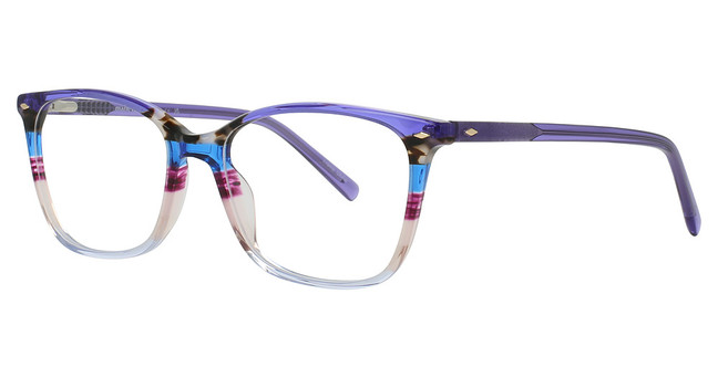 Marie Claire Eyeglasses 6332 Purple Stripe
