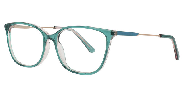 Marie Claire Eyeglasses 6339 Green/Pink Crystal