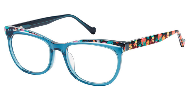BETSEY JOHNSON Eyeglasses INFLUENCER Teal/TEA