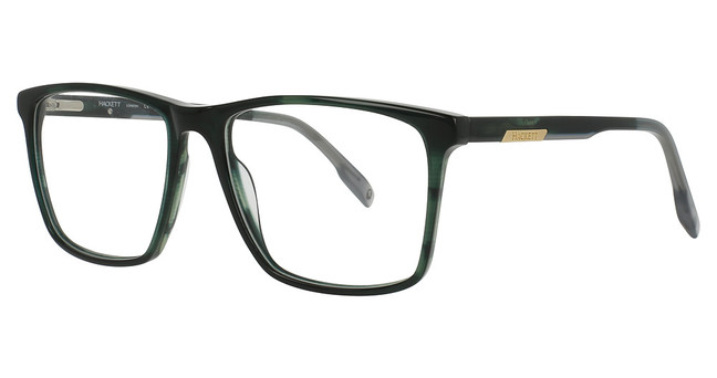 Hackett London Eyeglasses HEK 1310 Extended Green Horn/505