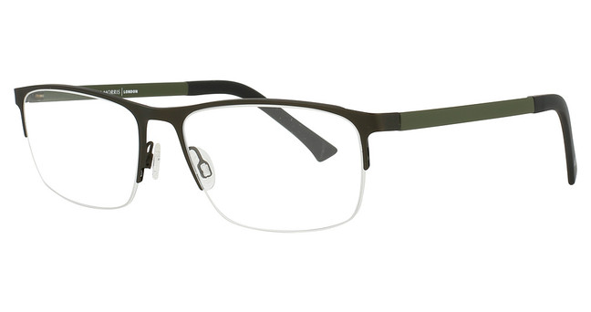 William Morris Eyeglasses WMLNEARL1 GREEN DARK MATT/9531