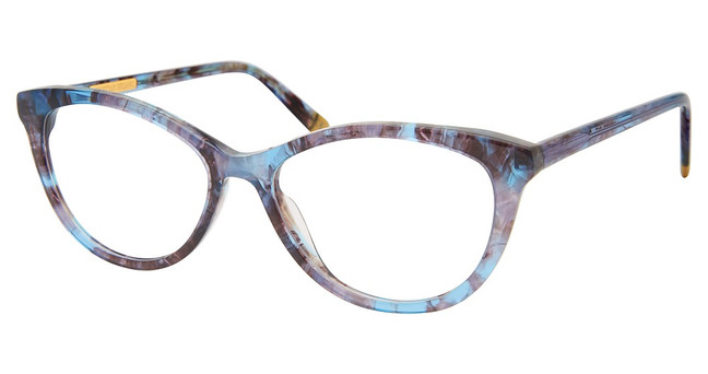 Christian Siriano Eyeglasses CSYUL BLUE TORTOISE/BLUTT
