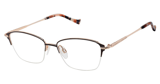 Tura Eyeglasses R152 darkgunmetal/rosegold/DGN