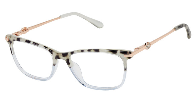 Lulu Guinness Eyeglasses L960 bone/blue/BON