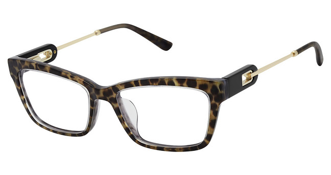 L.A.M.B. Eyeglasses LAUF144 brown leopard/BRN