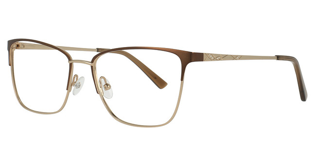 Port Royale Eyeglasses FARAH Brown/Yellow Gold/C-1