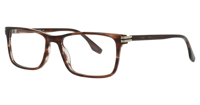 Gridiron Eyeglasses ACKER BROWN STRIPE/C3