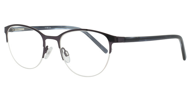 Vue Eyeglasses V1165 SHINY PURPLE/C2