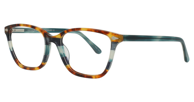 Easyclip Eyeglasses EC697 Tortoise & Teal/10