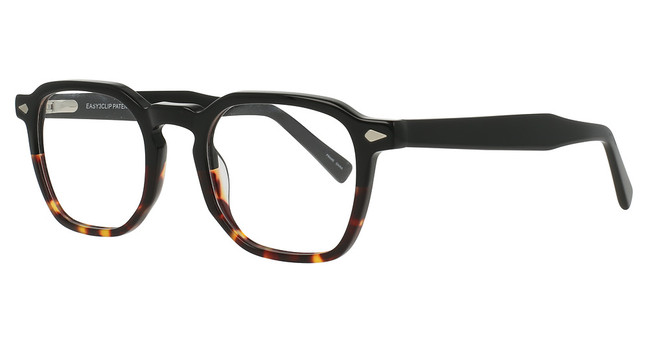 Easyclip Eyeglasses EC701 Black & Tortoise/90