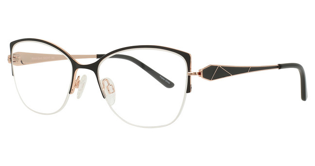 Encore Vision Eyeglasses INT245 Black/Rose Gold