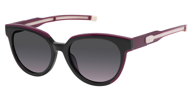 Champion Eyeglasses RUBY BLACK/MAGENTA/C01