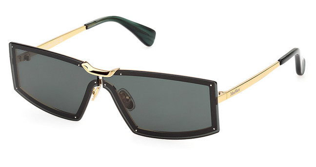 MaxMara Eyeglasses MM0118 shiny deep gold / green/30N