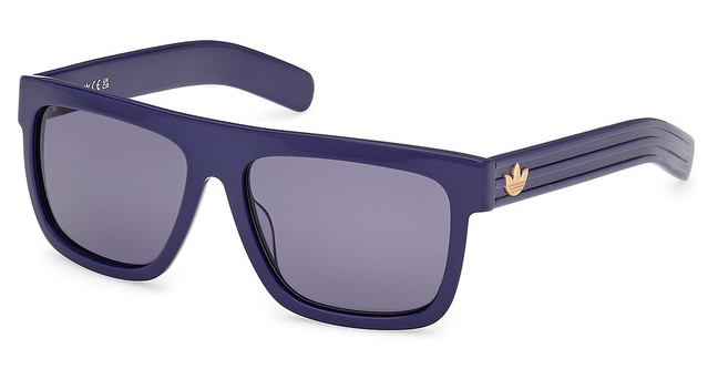 Adidas Originals Eyeglasses OR0127 shiny blue / blue/90V