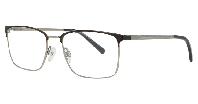 MICHAEL ADAMS Eyeglasses MA-639 BROWN/GUNMETAL