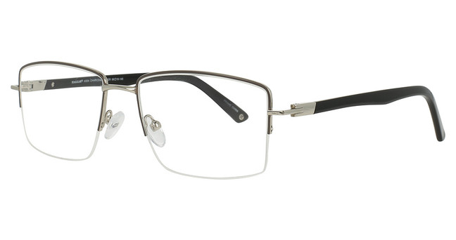 Haggar Eyeglasses H304 Charcoal/Silver/54